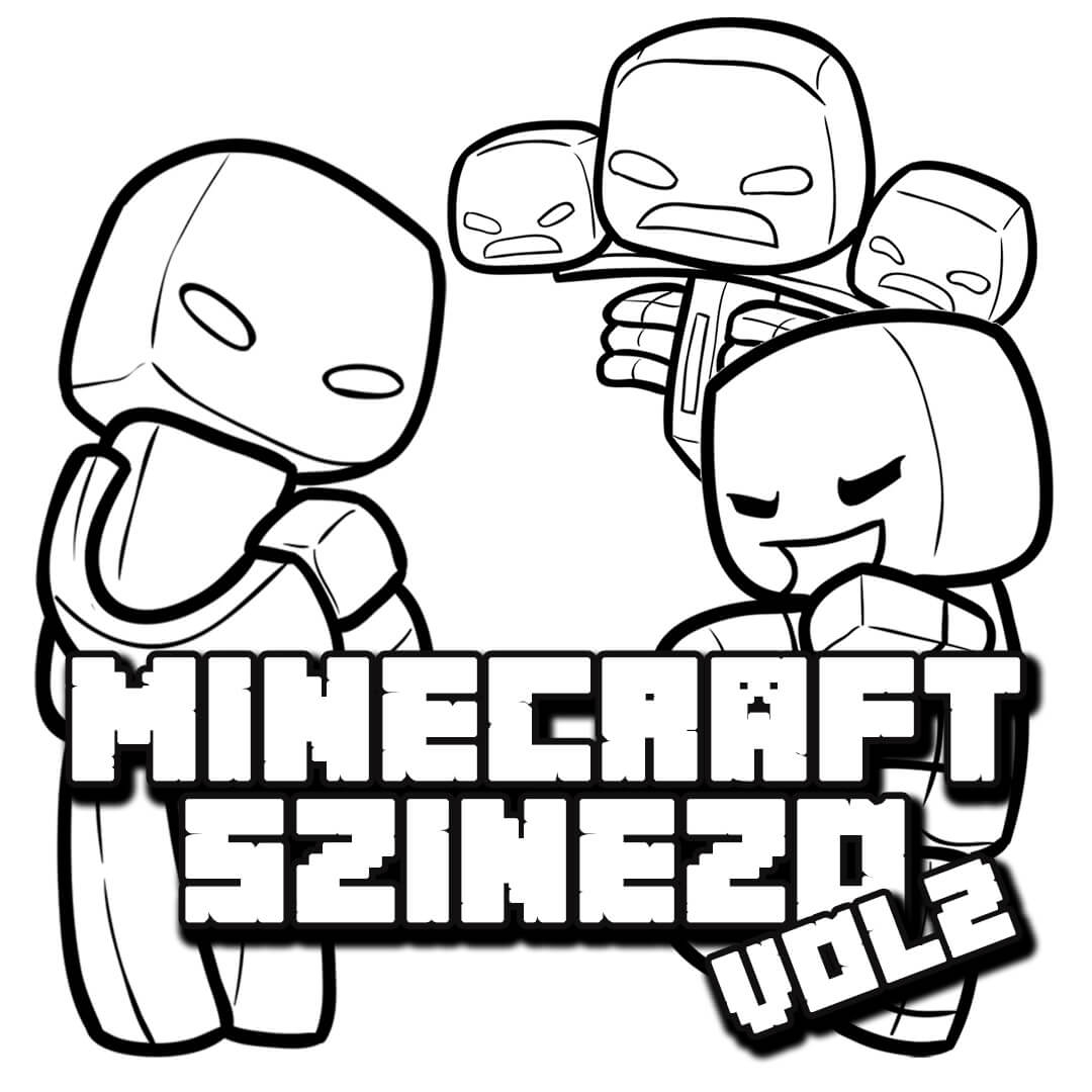 Minecraft szinező gyerekeknek ingyen letölthető