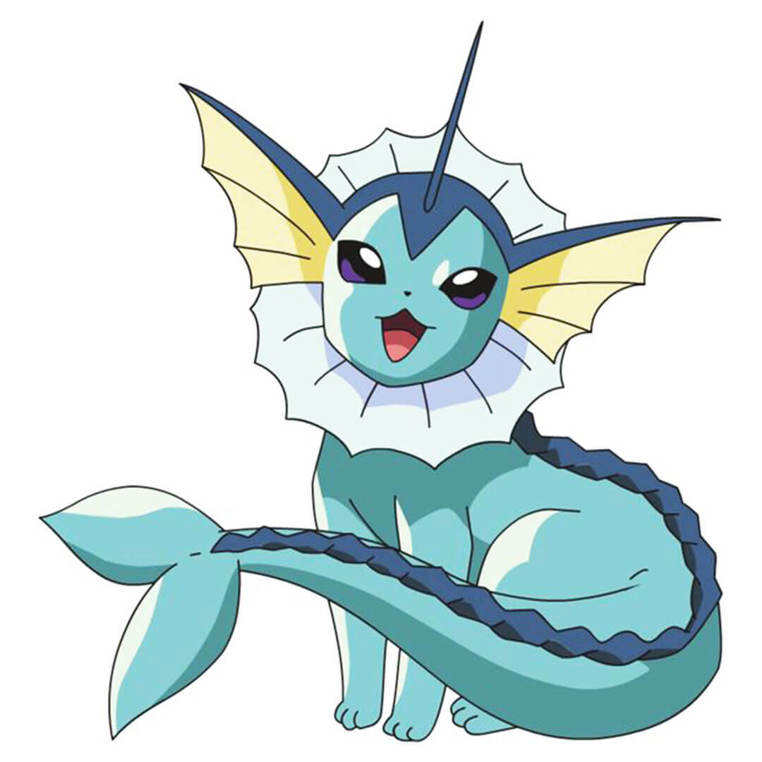 vaporeon pokémon leírása ismertető
