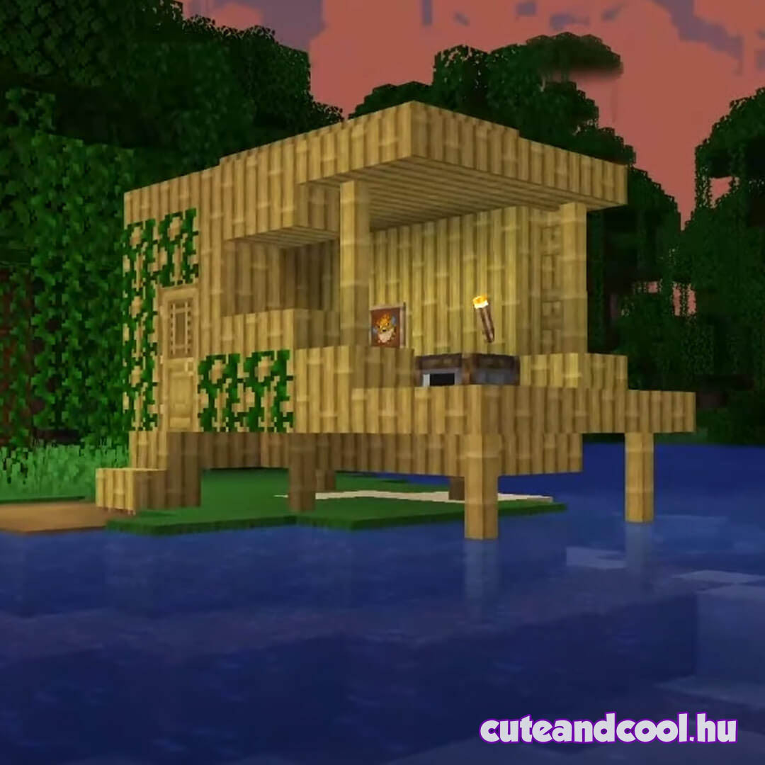 Minecraft bambusz épület