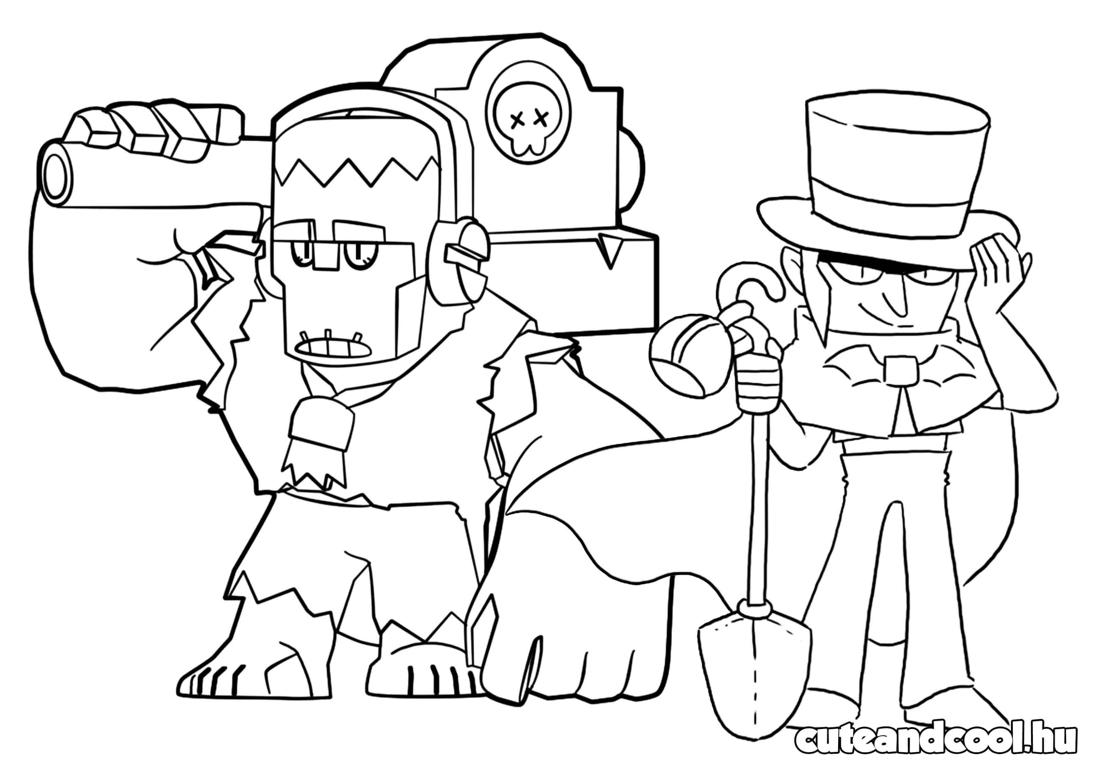 brawl stars ingyenes letölthető színező gyerekeknek