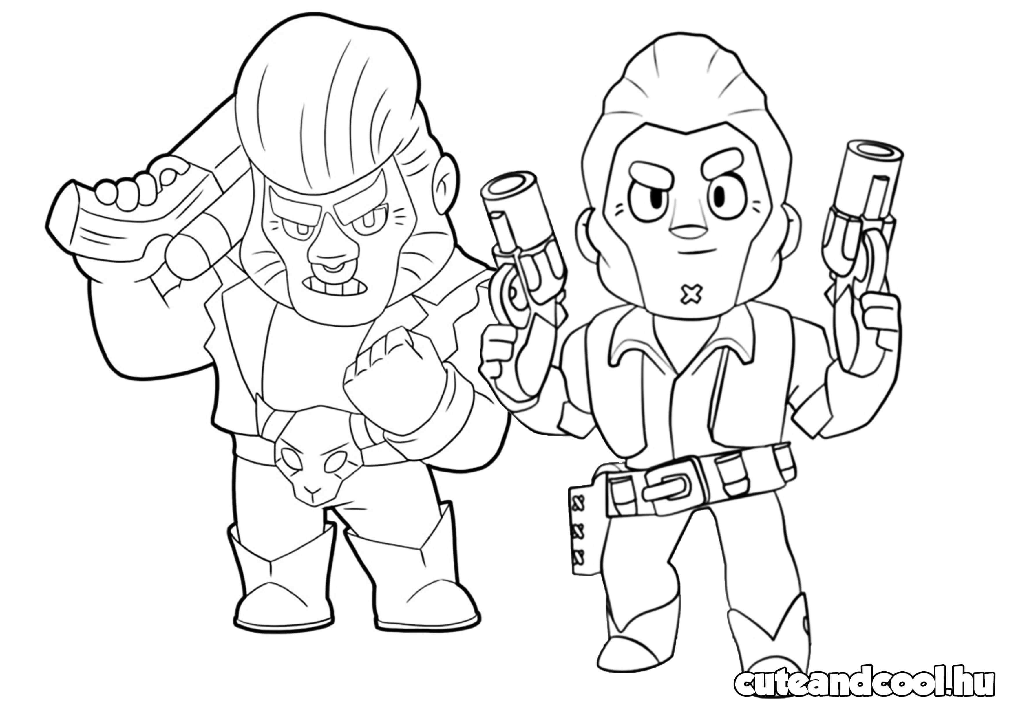 brawl stars ingyenes letölthető színező gyerekeknek