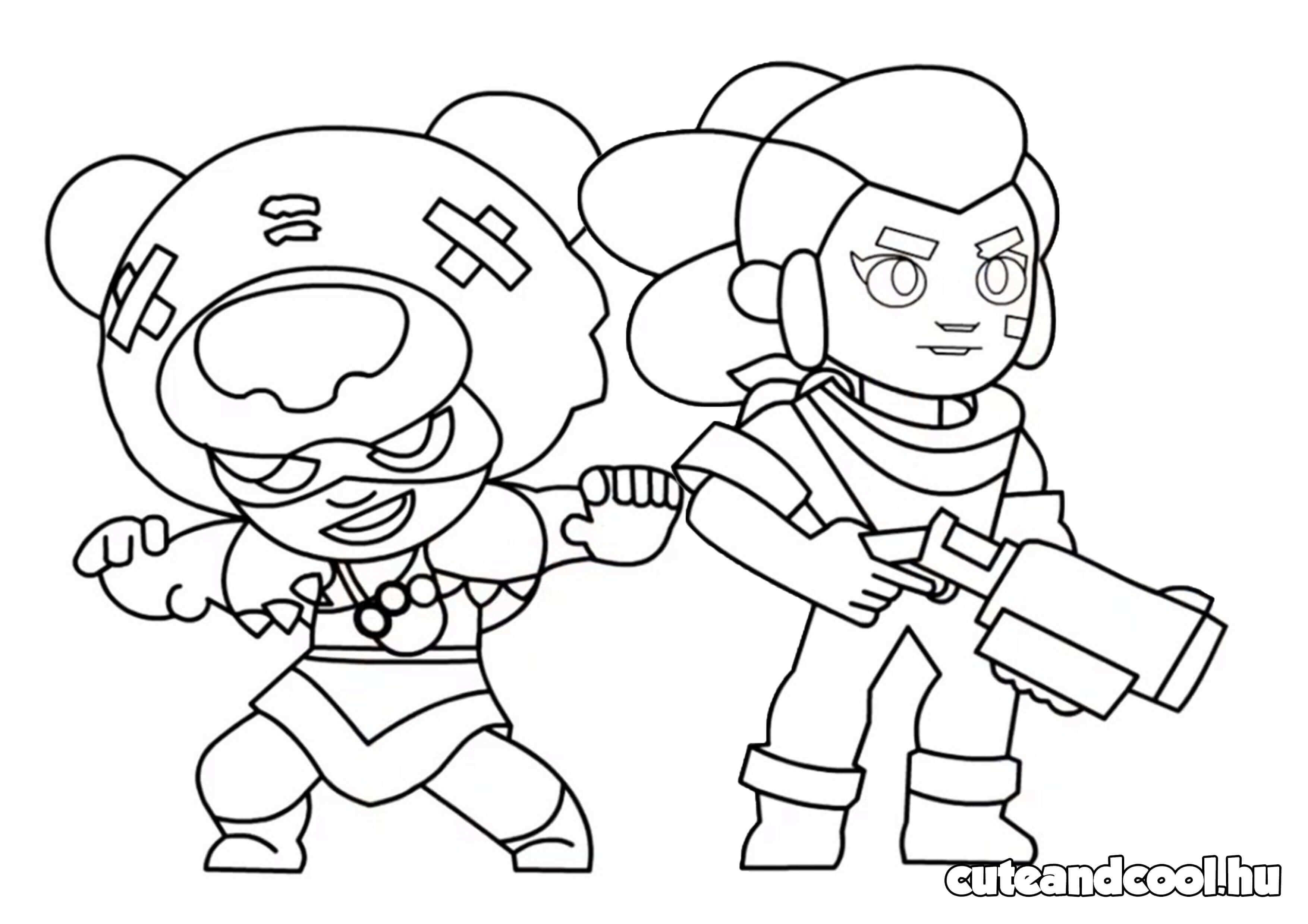 brawl stars ingyenes letölthető színező gyerekeknek