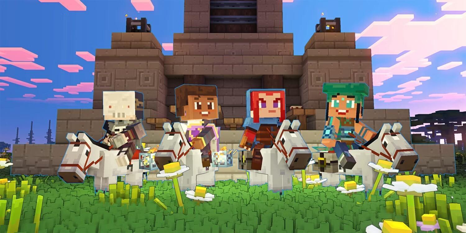 minecraft legends játékképek screenshotok
