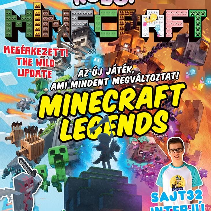 Minecraftos újság gyerekeknek
